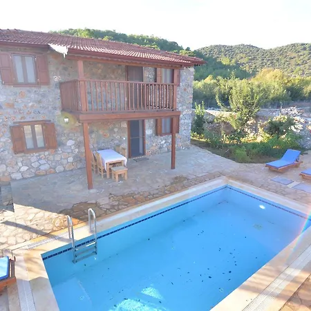 New Age Stone With Private Pool Fethiye